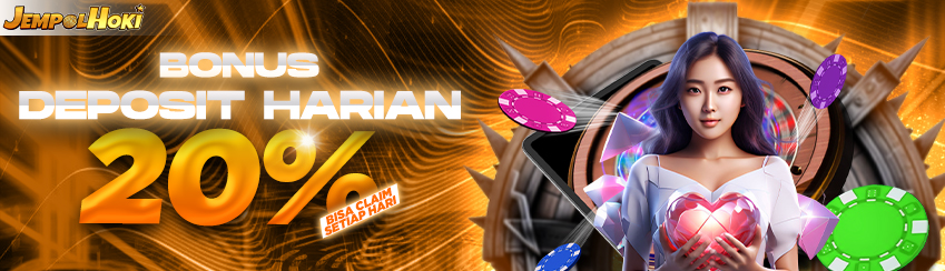 BONUS SLOT 20% SETIAP HARI